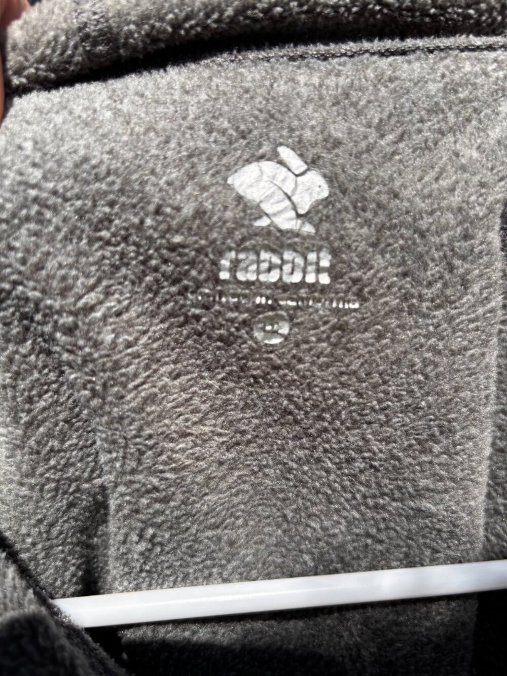 Rabbit EZ Full Zip fleece lined Hoodie - Size - Large - Grey with black trim - Picture 5 of 10